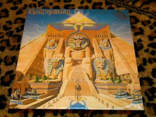 Iron Maiden Powerslave Promo 1984 Us Capitol Sj - 12321 1st Press