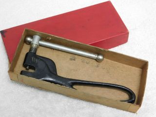 Vintage Rare Untouched Boxed Millers Falls No 200 Butcher Saw Punch