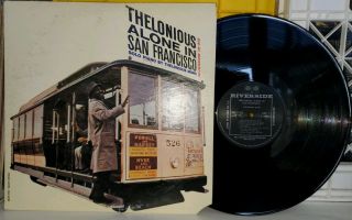 Thelonious Monk - Alone In San Francisco Riverside Lp Vg,  Jazz Japan Import