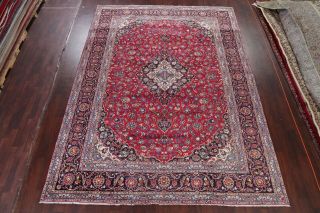 Vintage Living Room Traditional Floral Oriental Area Rug Hand - Knotted Wool 9x12 3