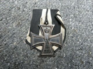 Wwi Imperial German Iron Cross 2nd Class - - Parade Mount