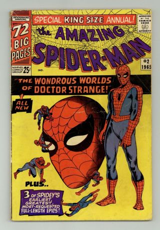 Spider - Man Annual 2 Gd,  2.  5 1965
