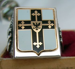 Ring German Knight German Knight Ornaments Silver 925