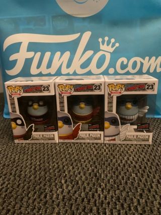 Nycc 2019 Paulie Piegon Complete Set Of 3 Pop 23 Nycc Stickers