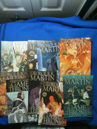 George R.  R.  Martin Games Of Thrones 1 - 24 Set Dynamite Entertainment