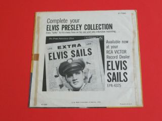 Elvis Presley A Fool Such As I Rca 47 - 7506 45 W/super Rare Sleeve