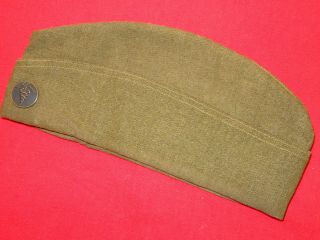 Vintage World War 1 U.  S.  Army Wool Overseas Cap Hat W/ Medical Corp Insignia