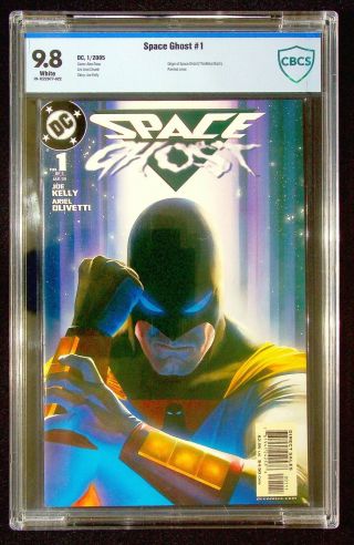 Space Ghost 1 (2005) Cbcs 9.  8 Thaddeus Bach Painted Cover Alex Ross Origin