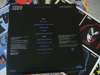 KISS Ace Frehley Solo LP Casablanca MISPRINT NBLP 7121 w/Poster,  & Order Form 3