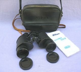 Vintage Nikon Nippon Kogaku 9x35 7.  3 Binoculars W/ Case