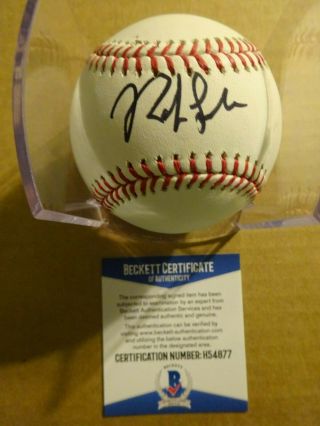 Autographed Rob Lowe Signed Romlb Baseball American Actor Beckett