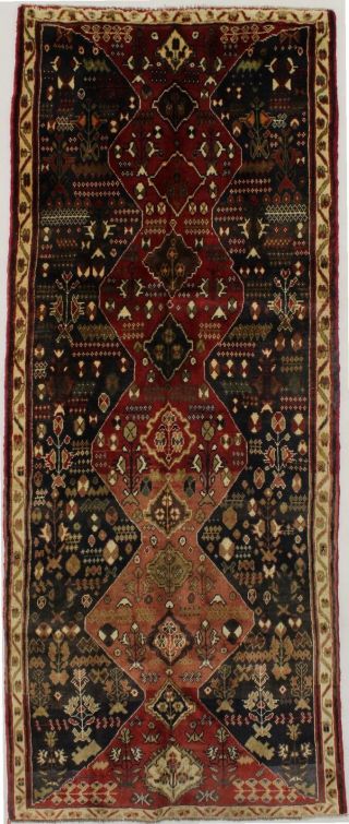 Rare Handmade Vintage Style 3x8 Wool Runner Oriental Home Decor Carpet