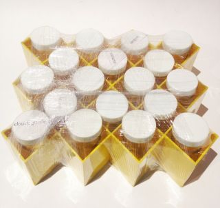 Mcm Copco Honeycomb Yellow Plastic Spice Rack Retro Vtg 60 