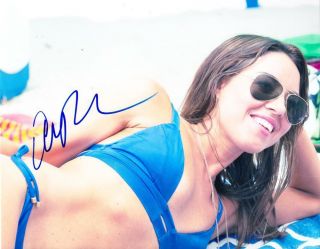Hot Sexy Aubrey Plaza Signed 8x10 Photo Authentic Autograph B