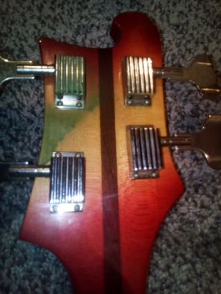 Vintage Grover Wavey Style Bass Tuners With Screws And Bushings From 1976 Aria