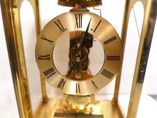 1900 Brass Seth Thomas Crystal Regulator Clock - - Passing Hour Strike On The Hour 3