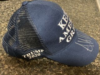 President Donald J.  Trump Signed Keep America Great Hat Autographed Trump 2020 2