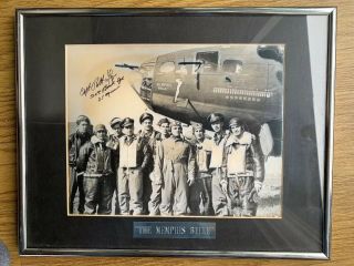 Memphis Belle: Captain Robert Morgan - Signed 8x10 - 1st To 25 Missions