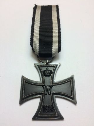 Ww1 German Iron Cross Second Class Maker Marked