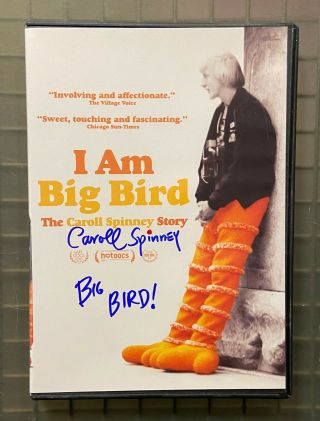 Caroll Spinney Signed I Am Big Bird Dvd Movie Film Autographed Sesame Street