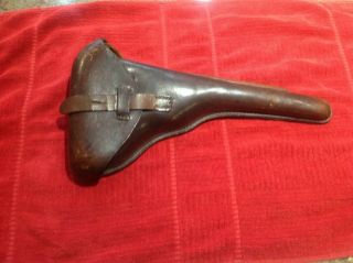 Ww1 German Imperial P08 Artillery Luger Holster Dated 1916 Wwi