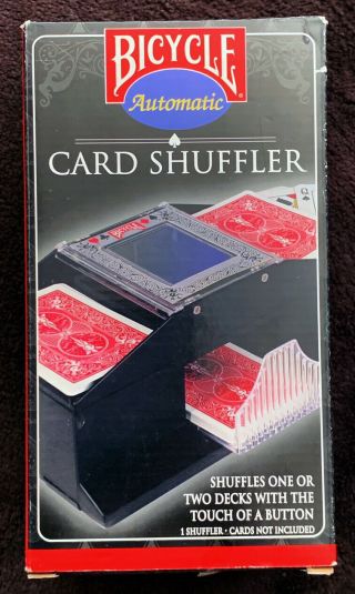 Bicycle Automatic Playing Card Shuffler Playing Shuffling Machine - Open Box