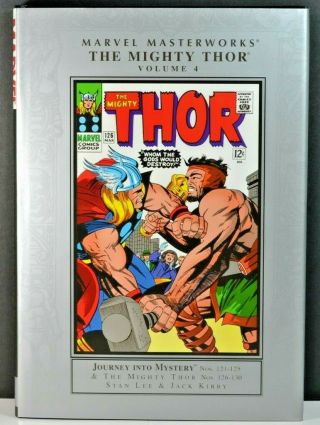 Marvel Masterworks The Mighty Thor Vol 4 121 - 125 126 - 130 Hc 1st Ed 1st Print