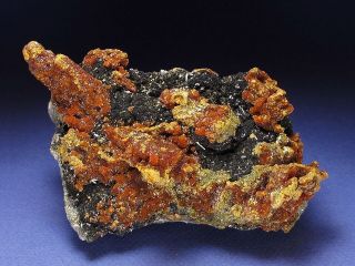 Hutchinsonite With Pyrite & Orpiment,  Quiruvilca Mine Peru