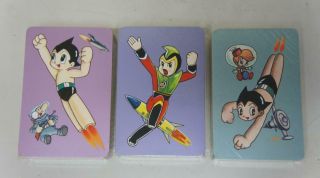 Japanese Anime Mighty Atom Astro Boy Deck Of Playing Cards Vintage F/s D1
