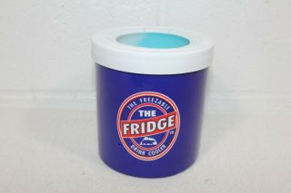 Re - Freezable The Fridge Beer Pop Can Koozie Gel Insulated Blue