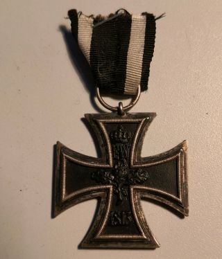 German Ww 1 Iron Cross 2.  Class - Marked
