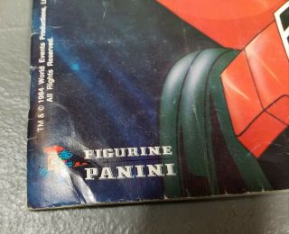Vintage 1984 Voltron Defender of the Universe Panini Sticker Album 105 Stickers 2