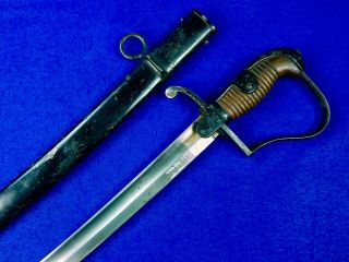 German Germany Antique Ww1 Cavalry Sword W/ Scabbard