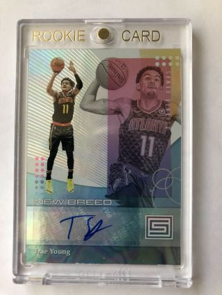 2018 - 19 Trae Young Rc Auto Status Breed Hot Mvp Rare Ssp Hawks Rookie