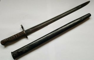 Ww1 Wwi Us Remington M1917 Bayonet Scabbard Knife Sword 1917
