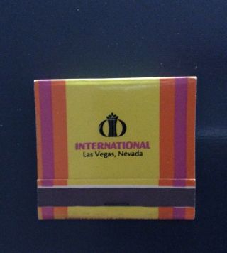 Las Vegas Nv International Hotel And Casino Advertisement Matchbook Collectable
