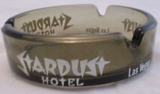 Vintage Ashtray Stardust Hotel & Casino Las Vegas Gray Glass