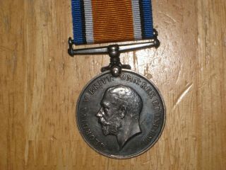 Ww1 Silver British War Medal Canadian Named To Stewart