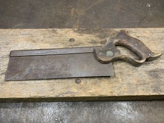 Disston And Sons Back Saw For Restoration