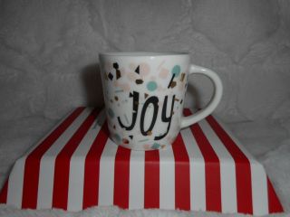 Starbucks 2017 Joy Confetti Ceramic Demi Espresso Mini Coffee Mug Cup 3 Oz.