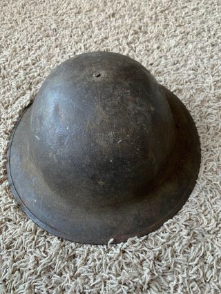 Ww1 M1917 Us Brodie Style Doughboy Us Steel Combat Helmet