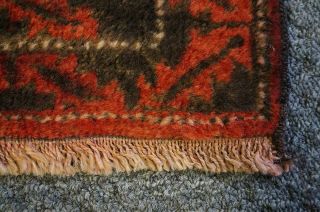 3x5 Oriental Red Hand Knotted Traditional Distressed Vintage Wool Area Rug 3