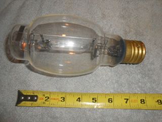 1964 Vintage Steampunk Ge Mercury Large Light Bulb General Electric Bonus Line