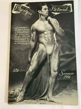 Physique Pictorial Summer 1956 Vintage Gay Interest Beefcake Vol.  6 No.  2