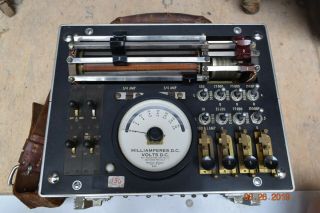 Vintage Western Electric 35f Test Set Telephone Exchange Lineman Test Equipment