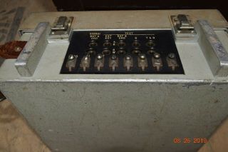 Vintage Western Electric 35F Test Set Telephone Exchange Lineman Test Equipment 2