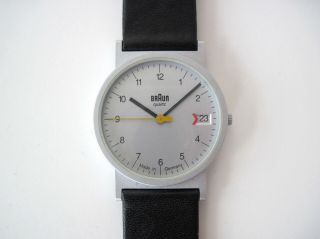 Nos 90s Braun Quartz Wrist Watch 3802 Aw 20 D Lubs Bauhaus Rams 50 10 True Vtg