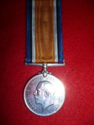 Ww1 British War Medal,  Rsm James,  Army Cyclist Corps