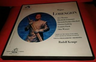 Rudolf Kempe Wagner Lohengrin Orig Hmv San 121/25 Uk - 1964 Box 5 - Lps Nm Book