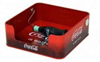 Coke Coca Cola Tin Napkin Holder Dispenser